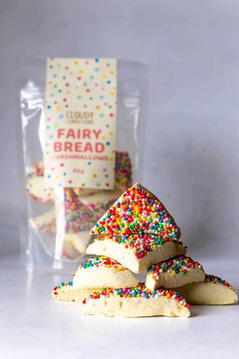 'Cloudy Confections' Fairy Bread Marshmallows