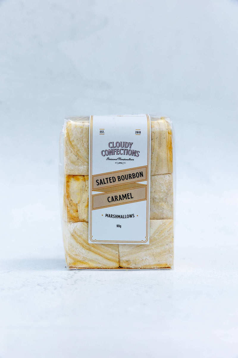 'Cloudy Confections' Salted Bourbon Caramel Marshmallows