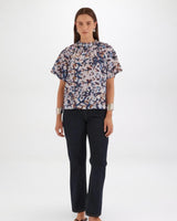 Anika Frill Neck Blouse
