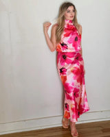 Annabelle High Neck Event Dress