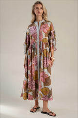 Botanica Dress - Leaf Print
