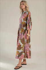 Botanica Dress - Leaf Print