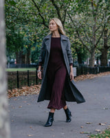 Emily Suede Trench