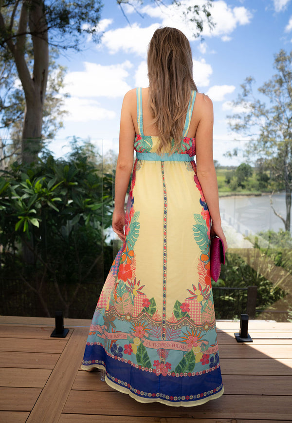 El Tropico Casablanca Maxi Dress