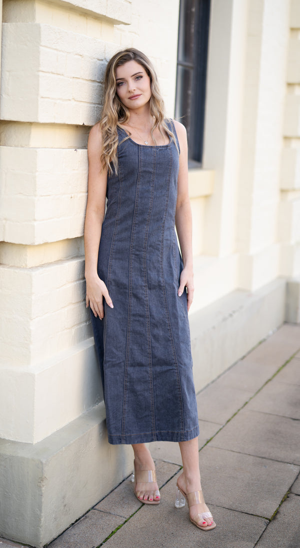 Ainsley Denim Dress