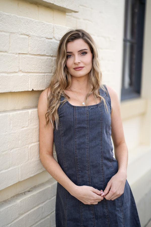 Ainsley Denim Dress