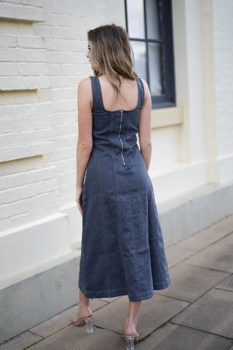 Ainsley Denim Dress