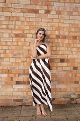 Haydin Maxi One Shoulder Dress
