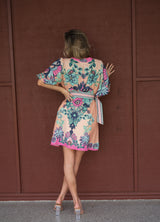 Dali Mini Event Dress - Cali Pink