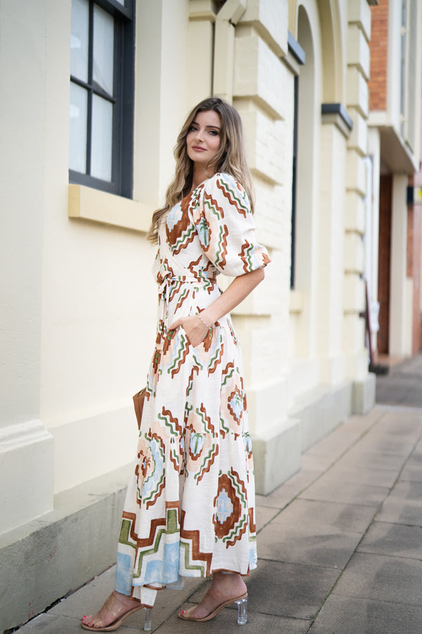 Idyll Wrap Maxi Dress