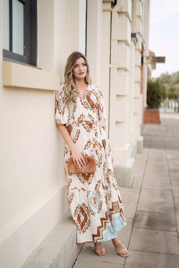 Idyll Wrap Maxi Dress