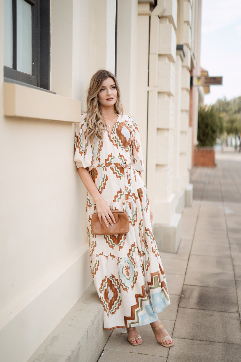 Idyll Wrap Maxi Dress
