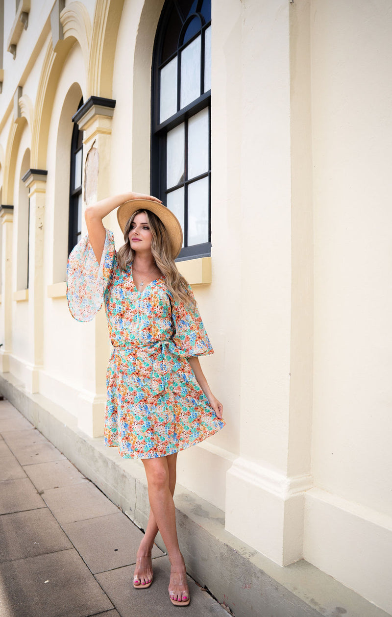 Panna Kimono Sleeve Dress