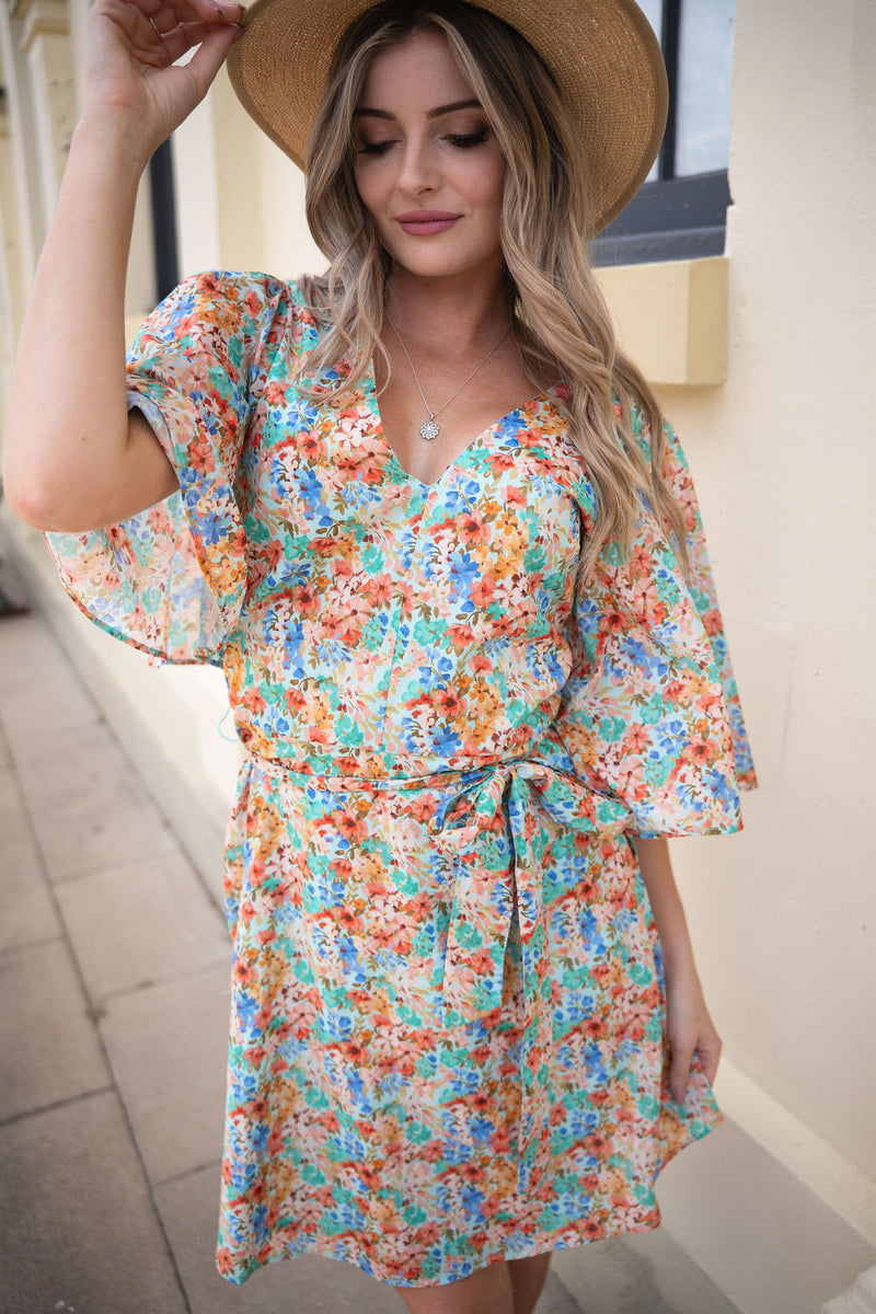 Panna Kimono Sleeve Dress