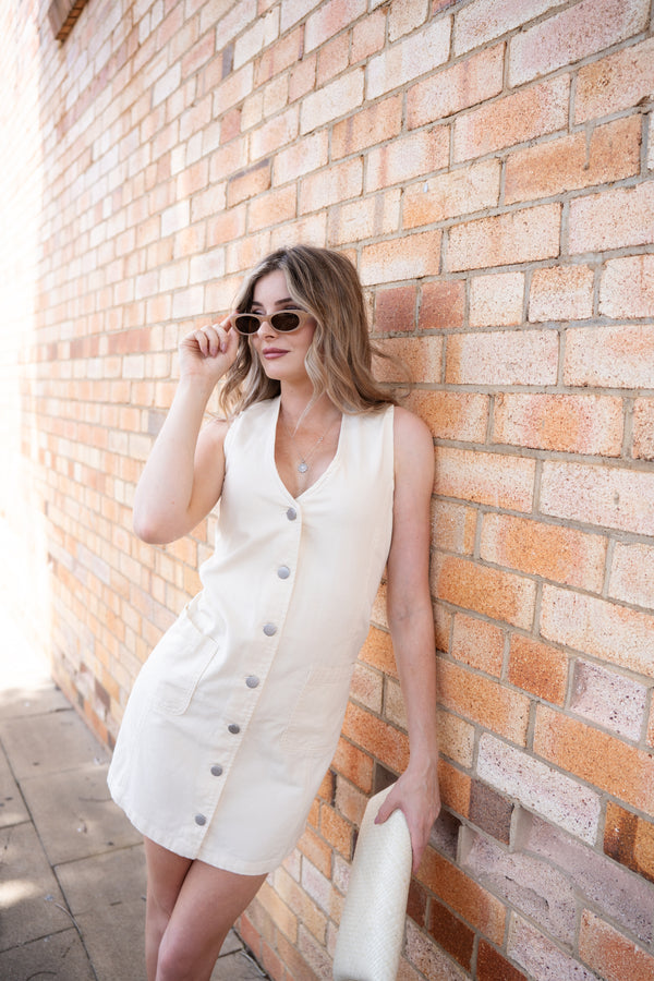Sabine Denim Vest Dress