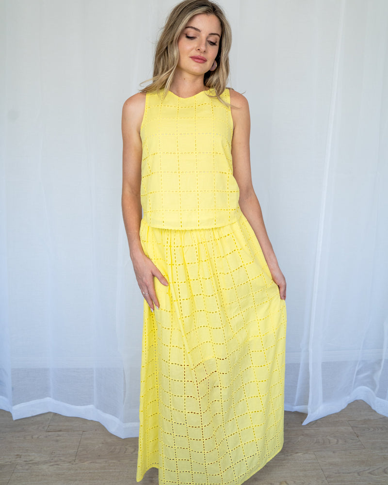 Helmi Broderie Full Skirt