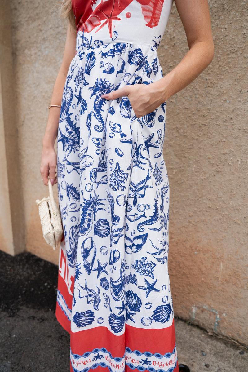 Casablanca Resort Maxi Dress
