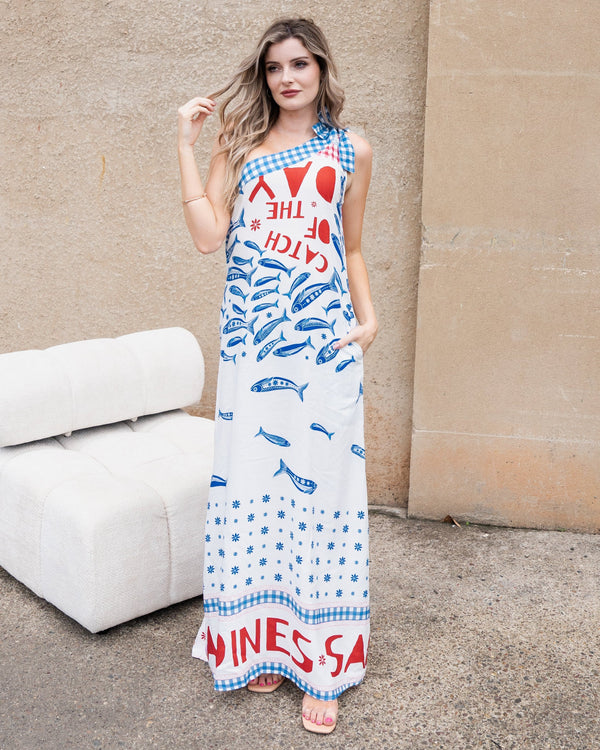 Amalfi One Shoulder Maxi Dress