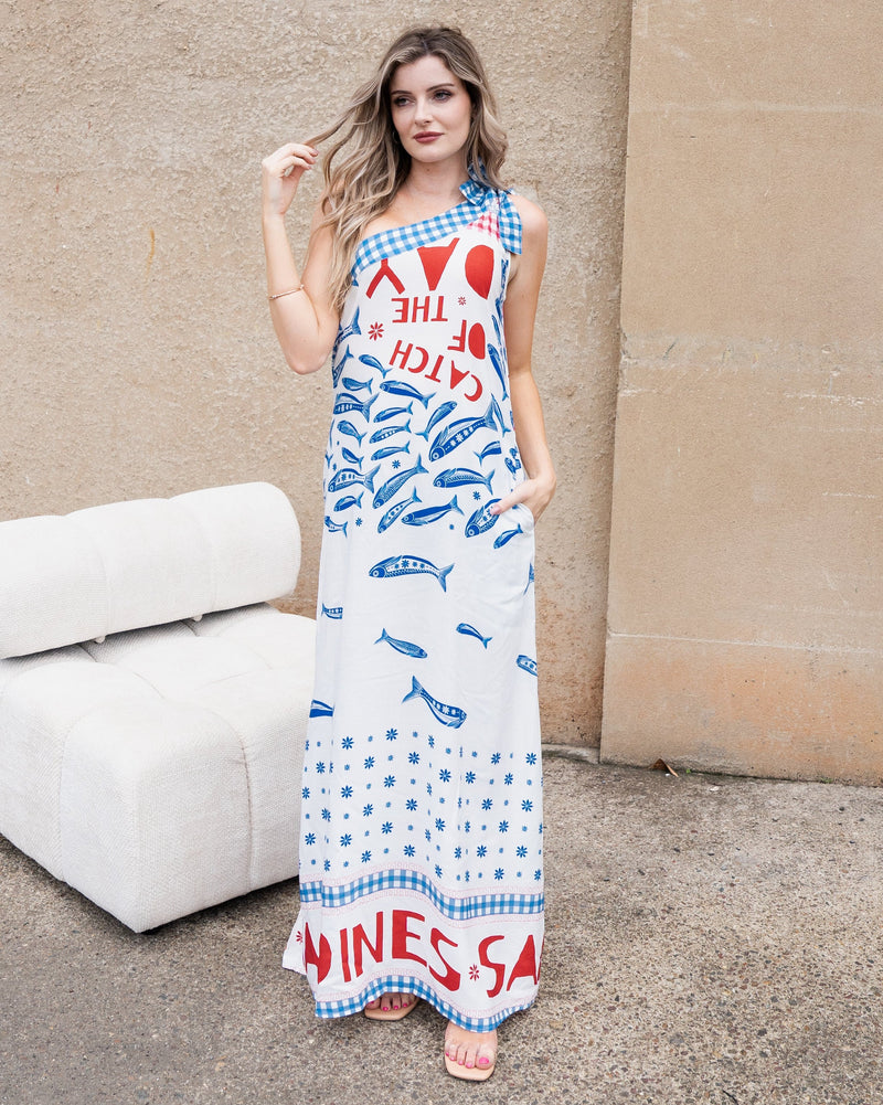 Amalfi One Shoulder Maxi Dress