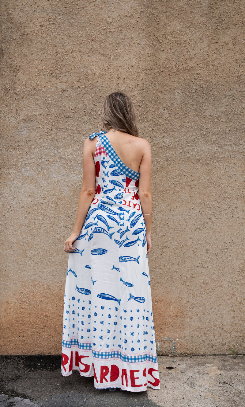 Amalfi One Shoulder Maxi Dress