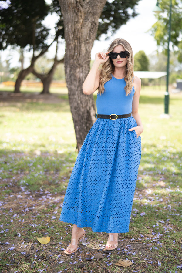 Pattie Dress - Blue