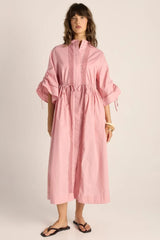 Etta Lace Detailed Dress - Dusty Rose