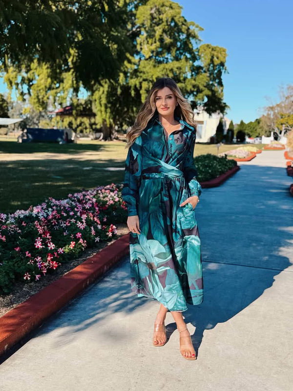Donatella Emerald Dress