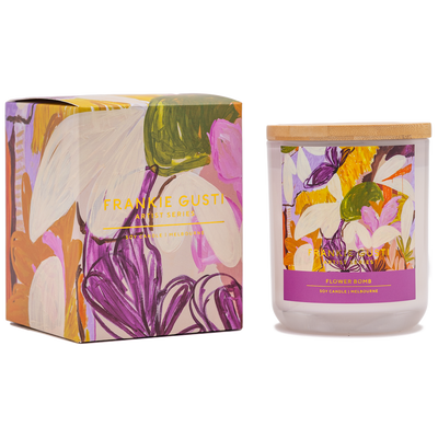'Frankie Gusti' Flower Bomb - Artist Series Candle