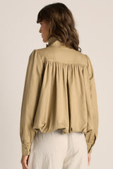 Gigi Bubble Jacket - Tan