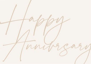 HAPPY ANNIVERSAR
