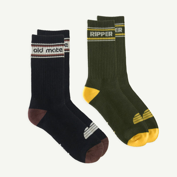 ‘Banabae’ Old Mate and Ripper socks