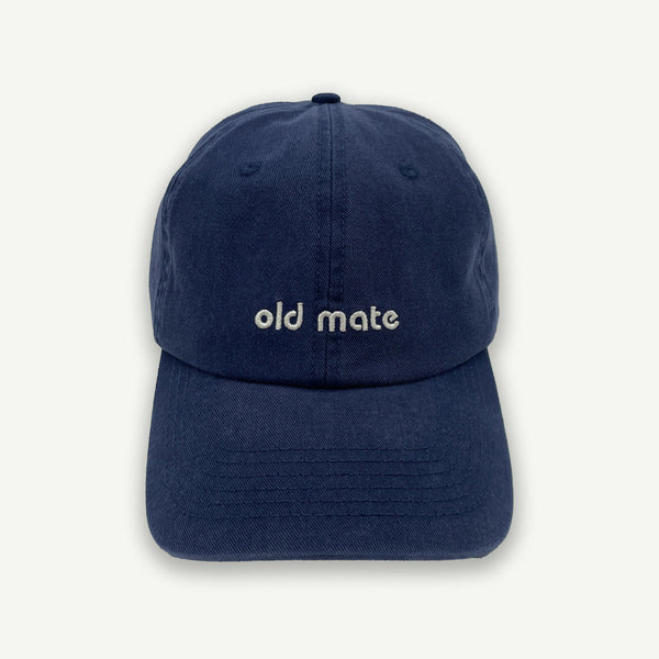 ‘Banabae’ Old Mate Washed Baseball Cap Navy