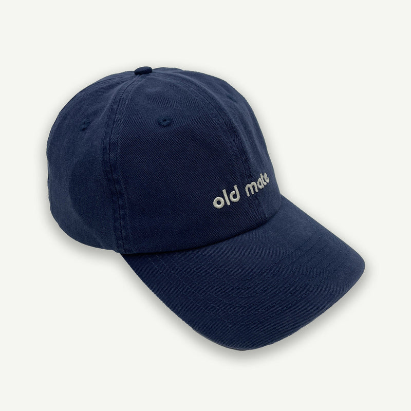 ‘Banabae’ Old Mate Washed Baseball Cap Navy