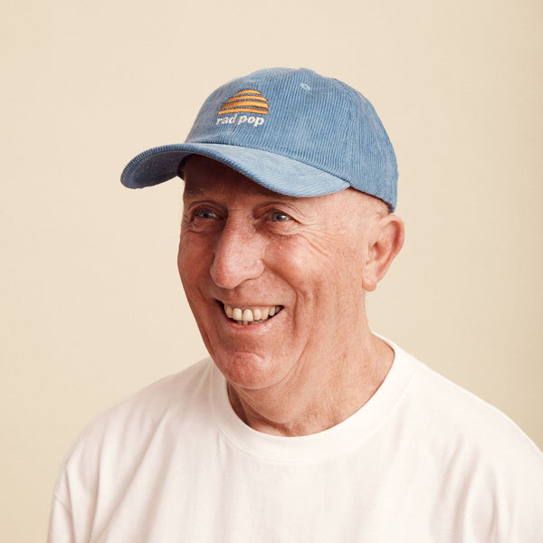 ‘Banabae’ Rad Pop Cord Hat Denim Blue