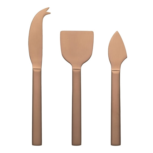 ‘Ecology’ Forge 3pc Cheese Knives - Matt Copper