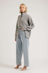 Harper Zip Through Cardigan