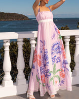 El Tropico Casablanca Maxi Dress- Petal Pink