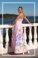 El Tropico Casablanca Maxi Dress- Petal Pink