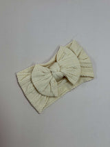 ‘Hazel & Hunter’ Cable Knit Baby Bows