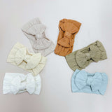 ‘Hazel & Hunter’ Cable Knit Baby Bows