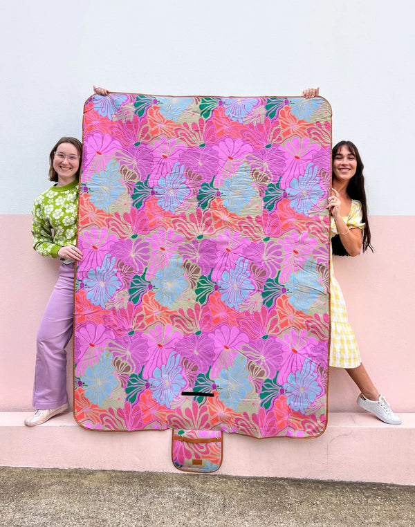 ‘The Somewhere Co’ Flower Power Picnic Rug