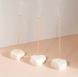 ‘Peggy Sue Co’ Travertine Incense Holder