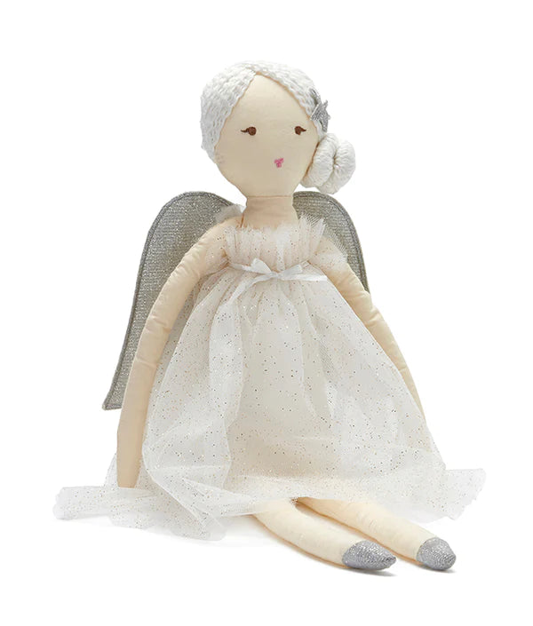 'Nana Huchy' Isabella Angel WhiteBorn and raised on the Morning Star with her twin sister Arabella, Isabella the Angel's first love was creating pictures using glittery angel dust. Too shy for self-Nana Huchy