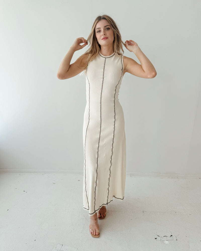 Willow Ribbed Maxi Dress