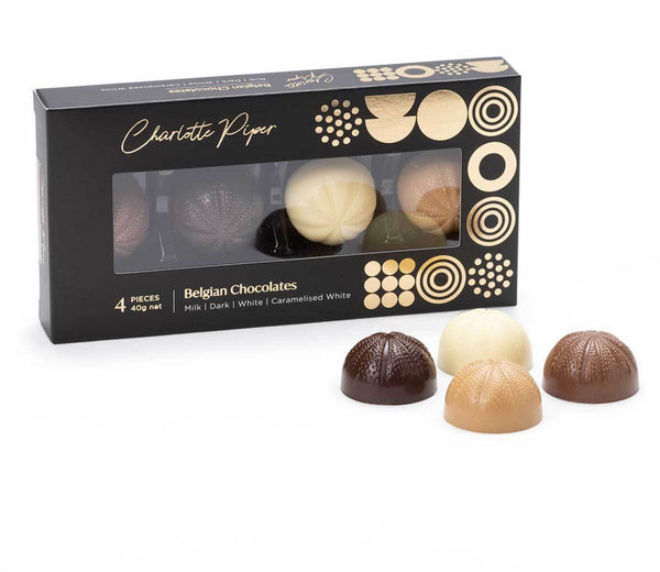 ‘Charlotte Piper’ 4 Pack Assorted Chocolates