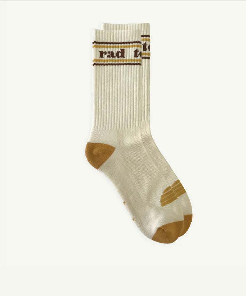 ‘Banabae’ Rad Teacher Organic Cotton Crew Socks
