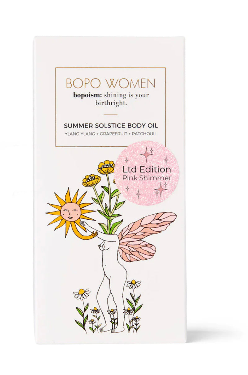 ‘BoPo Women’ Summer Solstice Oil (Ltd Edition Pink Shimmer)