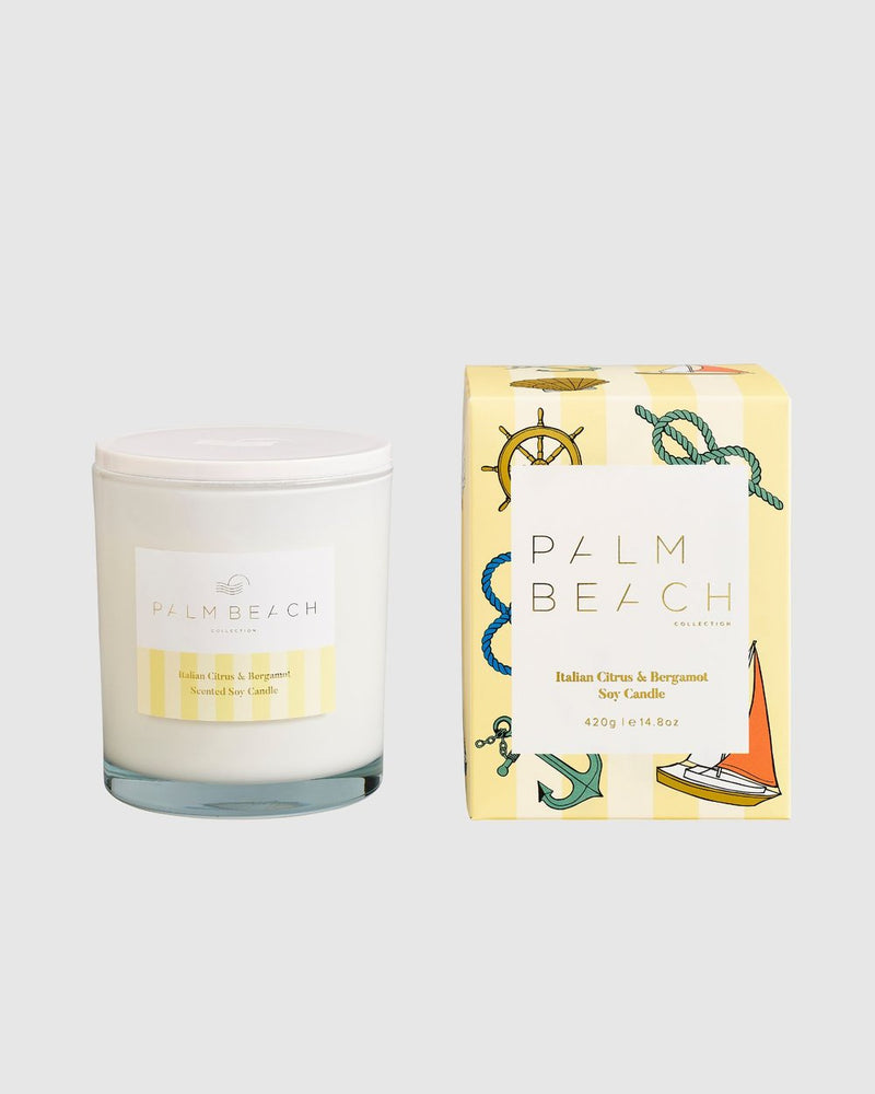 ‘Palm Beach Collection’ Scented Soy Candle - Italian Citrus + Bergamot