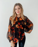 Rose Dust Floral Blouse