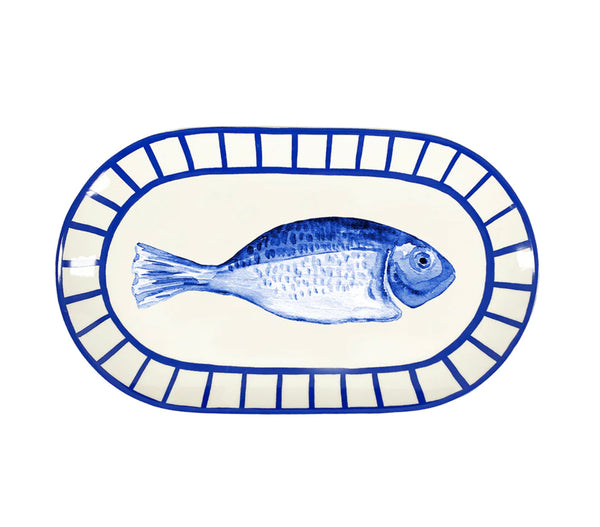 Ceramic Serving Platter - Fish